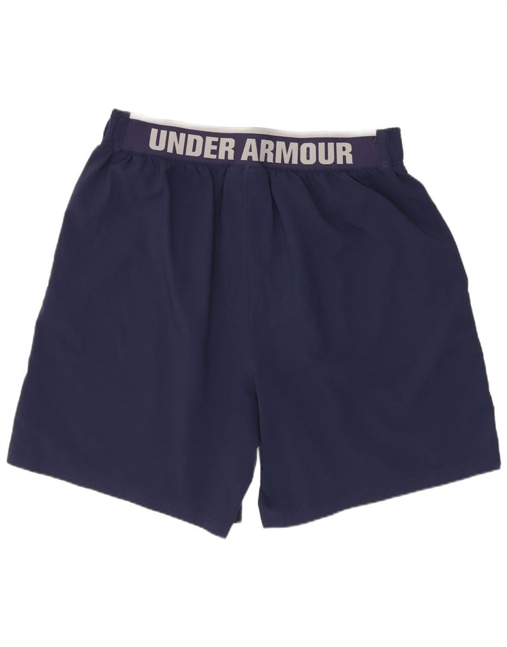 Under Armour Herren-Sportshorts mit Grafik, groß, marineblaues Polyester