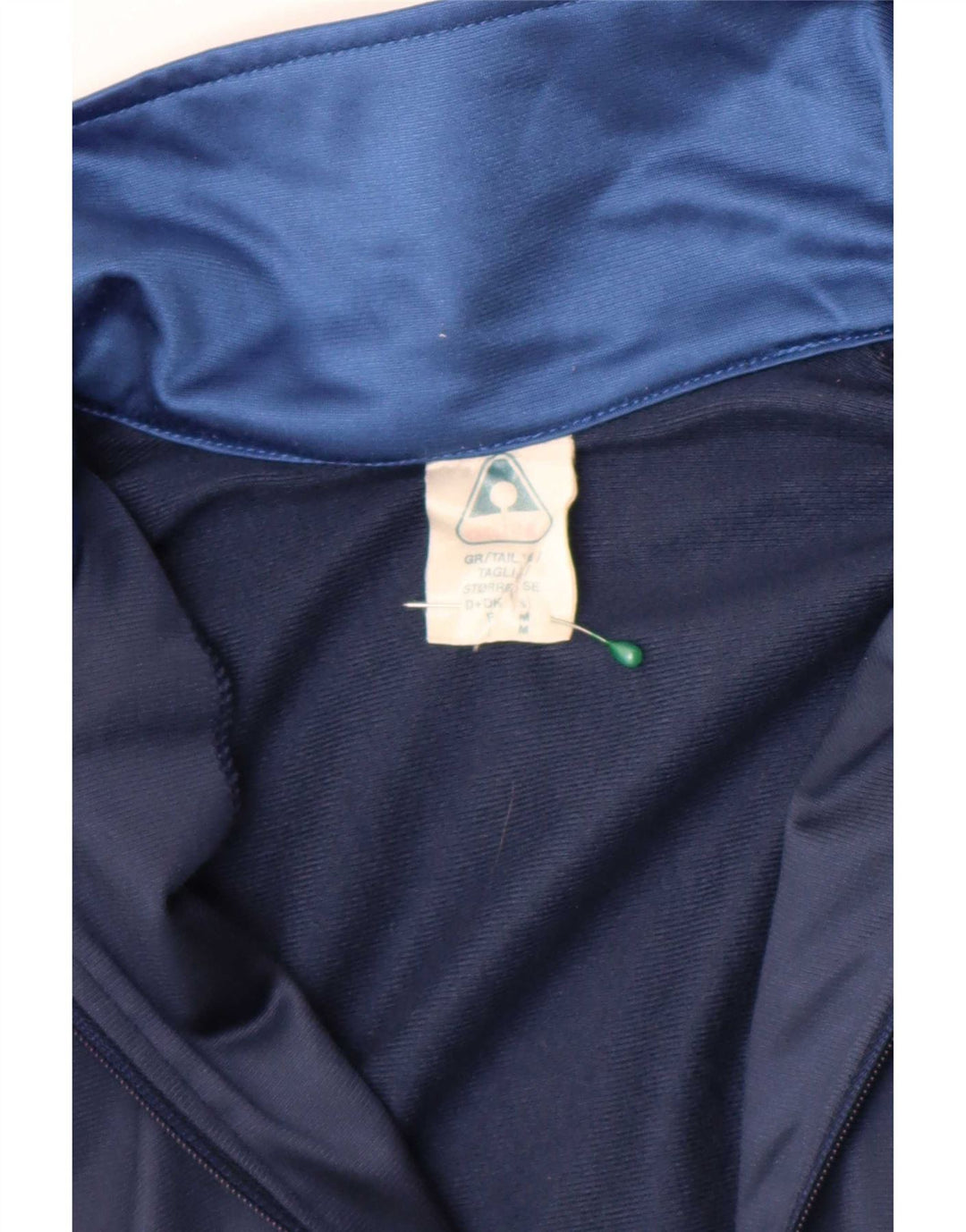 Active Herren-Trainingsanzug-Top-Jacke, mittelgroß, Marineblau, Farbblock