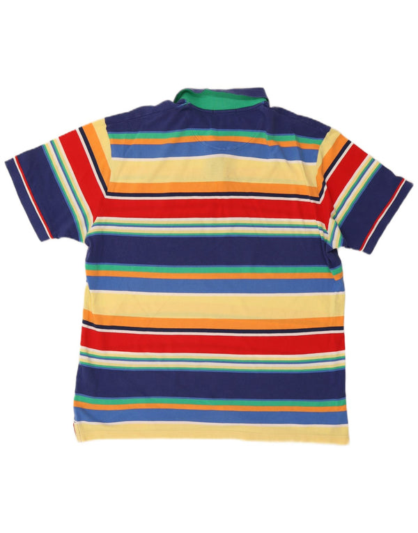 Gant Herren-Poloshirt 2XL, mehrfarbig, gestreift, Baumwolle