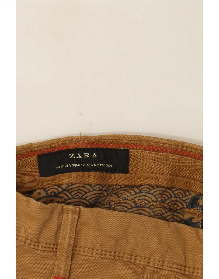 Zara Slim Chino-Hose für Herren, EU 40, M, B31, L27, Gelb