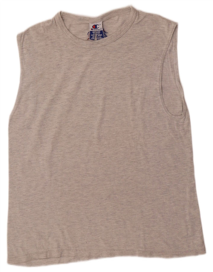 Champion Herren-Trägershirt aus mittelgrauer Baumwolle