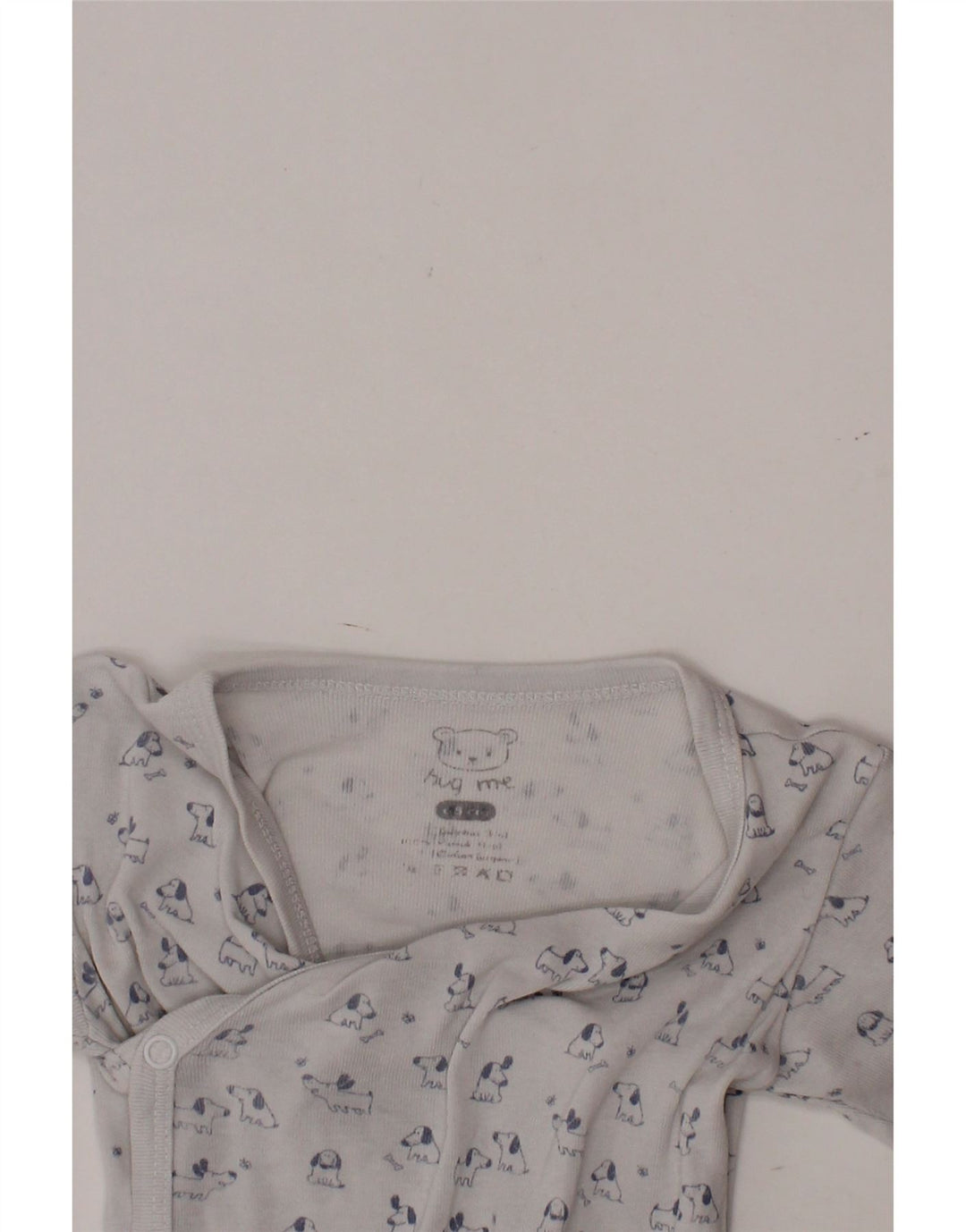 VINTAGE Baby-Jungen-Body mit Grafik, 0–3 Monate, Weiß