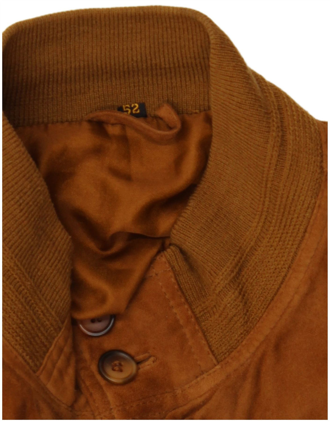 VINTAGE Herren Wildleder Bomberjacke IT 52 XL Braun