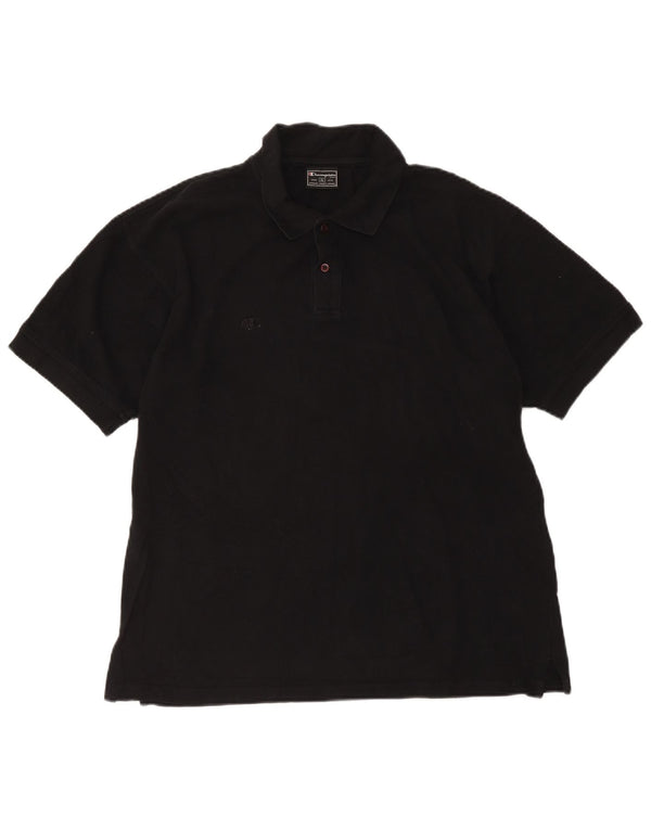 Champion Herren Poloshirt XL Schwarz