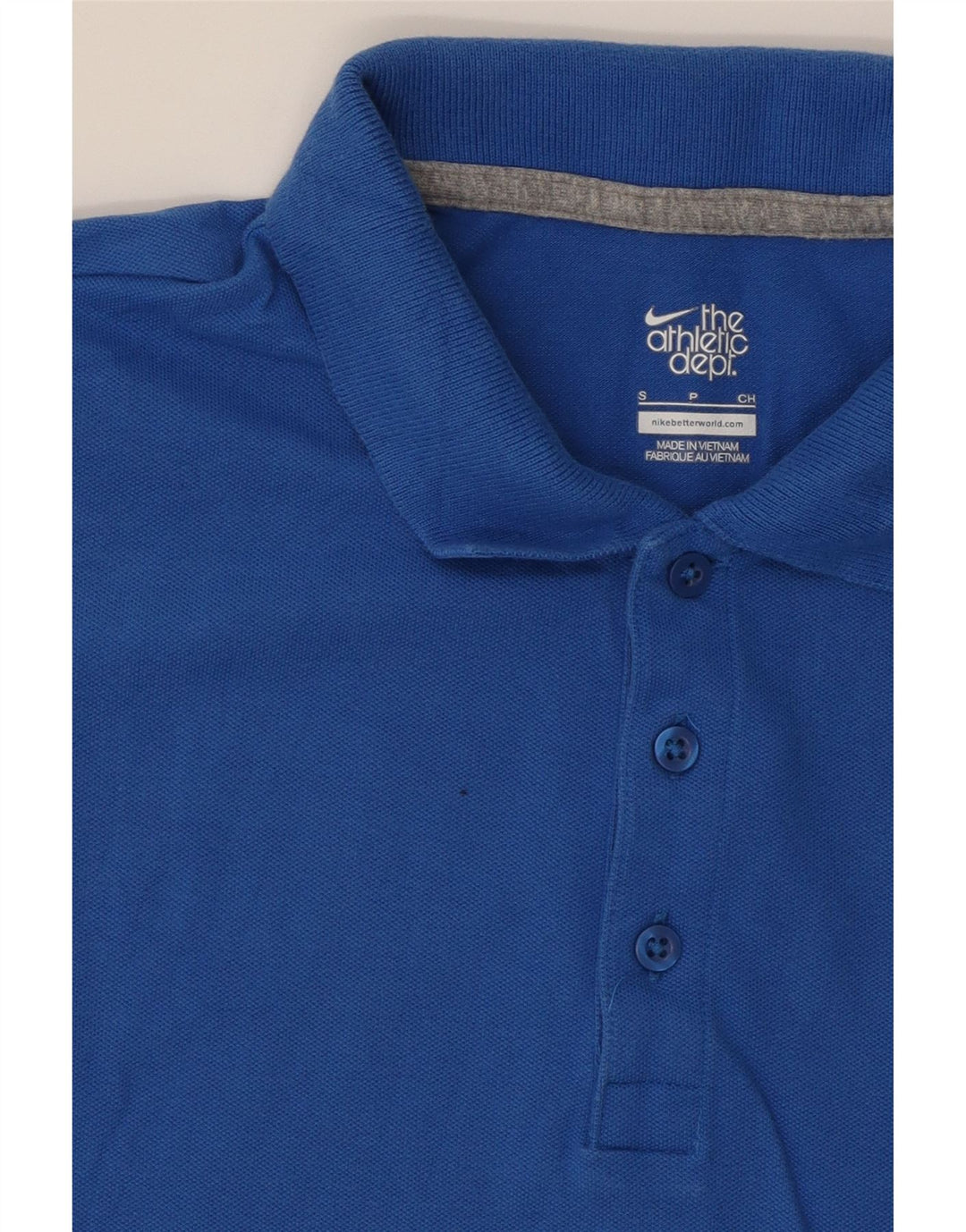NIKE Boys Polo Shirt 8-9 Years Small Blue Cotton Vintage Nike and Second-Hand Nike from Messina Hembry 