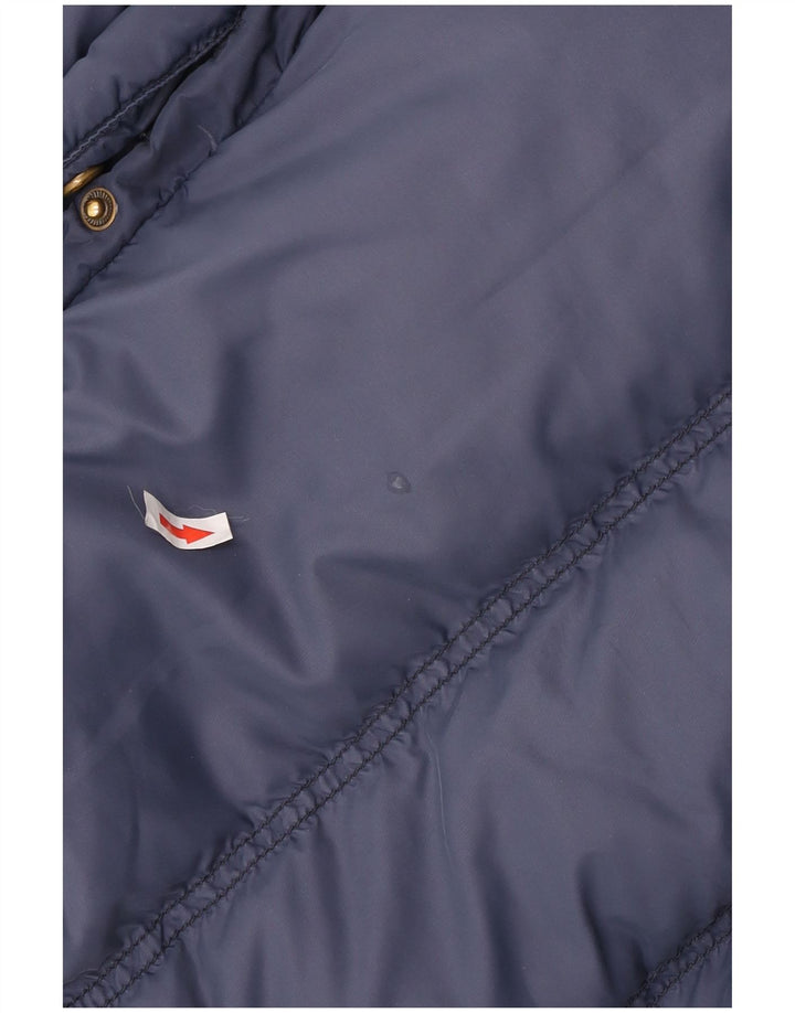 Jack Wills Damen Wattierte Weste UK 12 Medium Marineblau