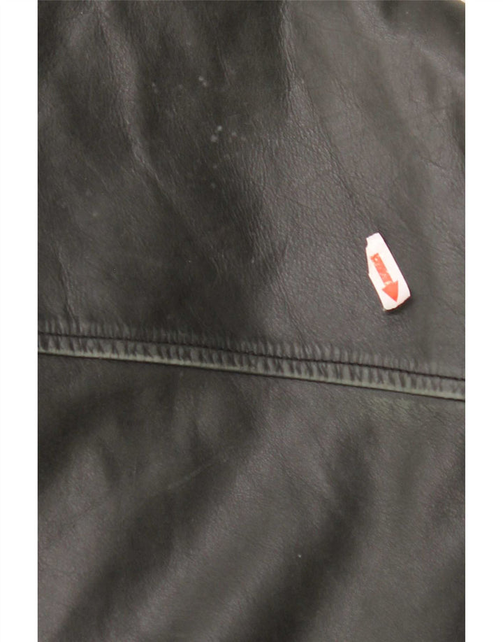 MONTANA Herren Lederjacke UK 44 2XL Schwarz