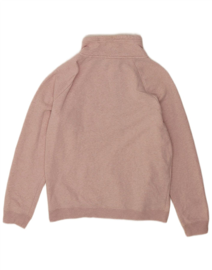 Nike Damen-Sweatshirt mit Reißverschluss, übergroß, mit Reißverschluss, Gr. 14, mittelrosa meliert