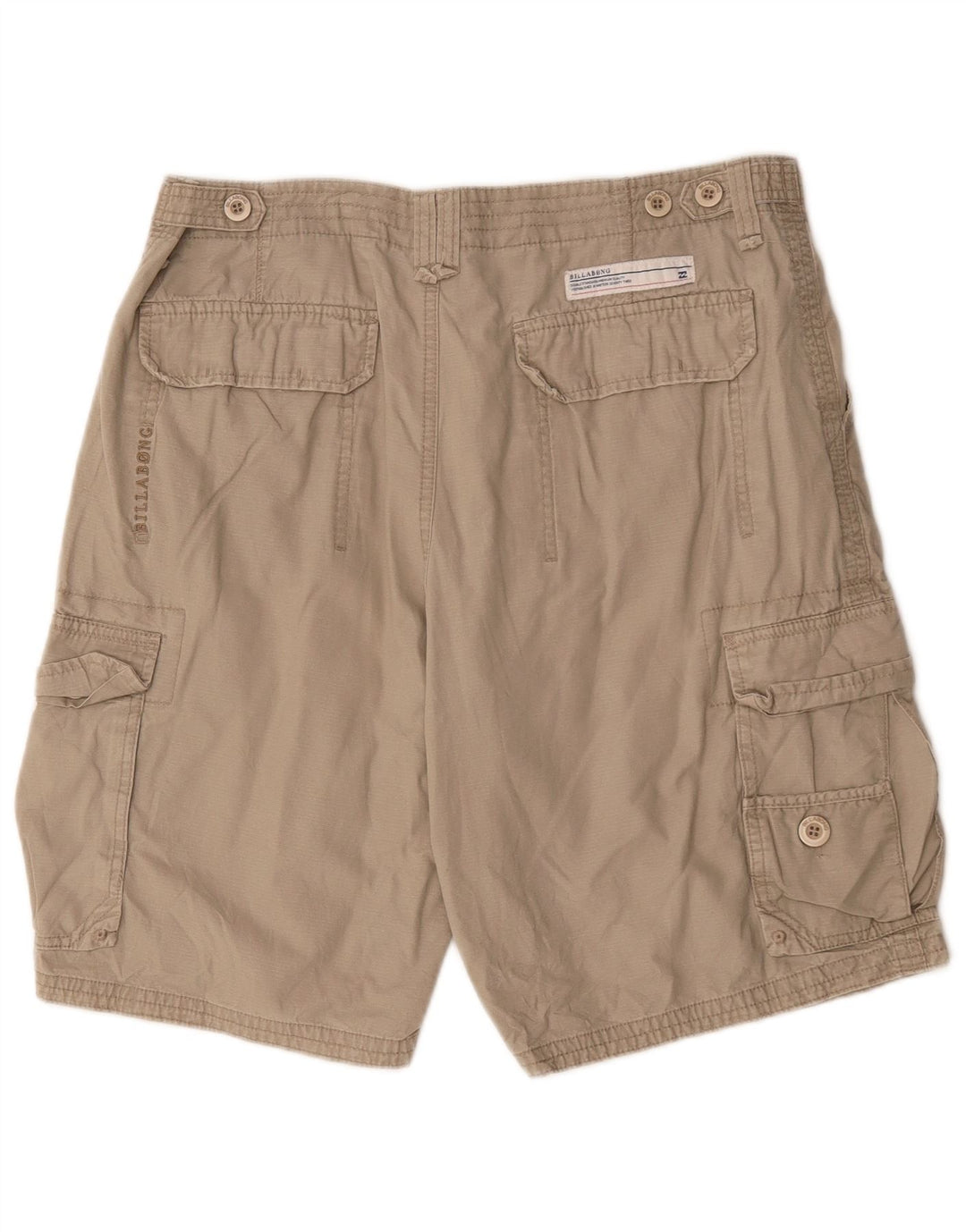 Billabong Herren Cargoshorts W34 Large Beige Baumwolle