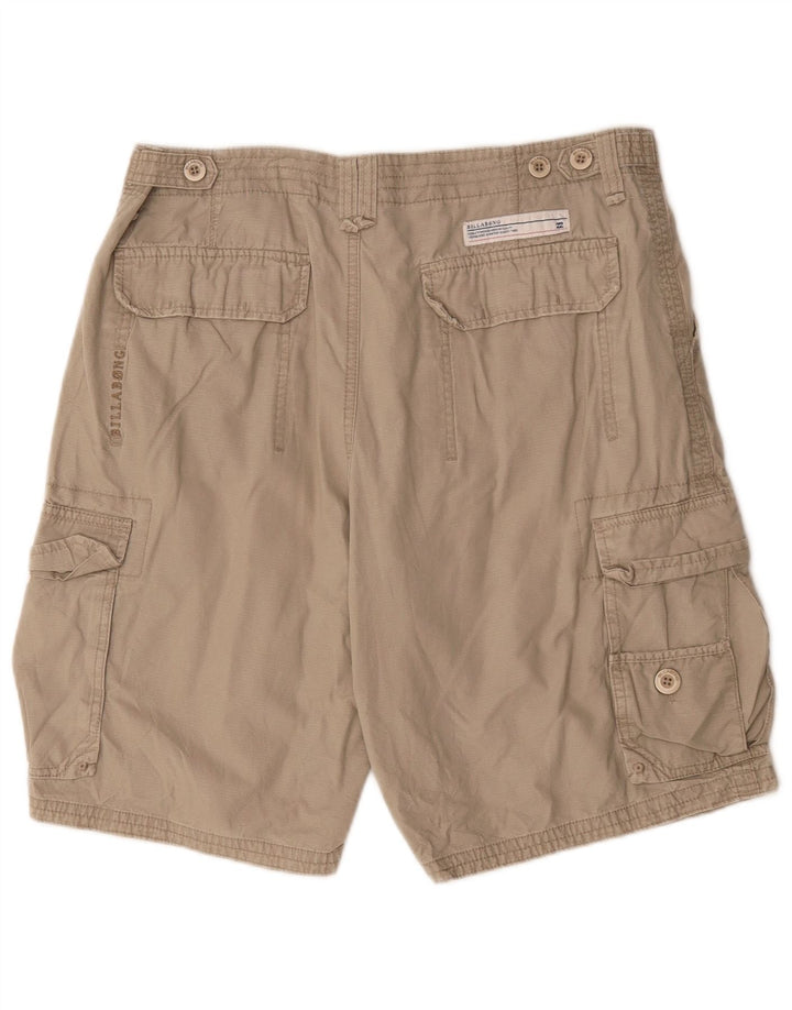 Billabong Herren Cargoshorts W34 Large Beige Baumwolle