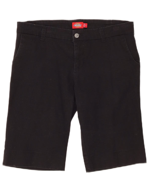 Dickies Damen Chinoshorts US 11 Large W32 Schwarze Baumwolle