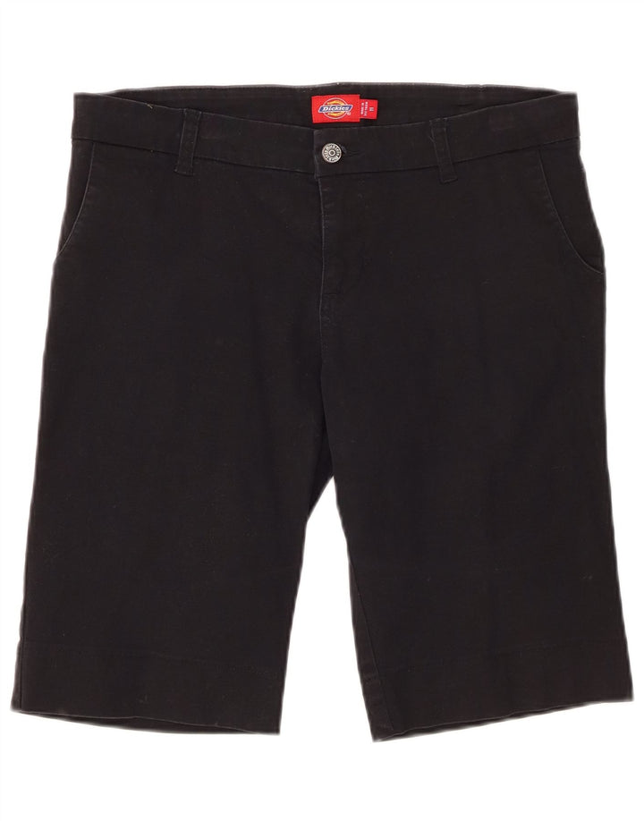 Dickies Damen Chinoshorts US 11 Large W32 Schwarze Baumwolle