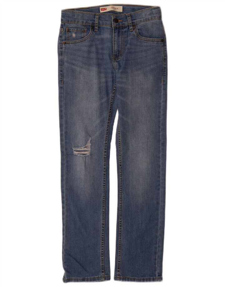Levi's Jungen 511 Distressed Slim Jeans 11–12 Jahre W26 L29 Blau