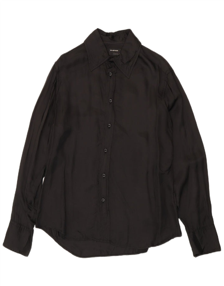 Energie Herrenhemd Large Schwarz Viskose