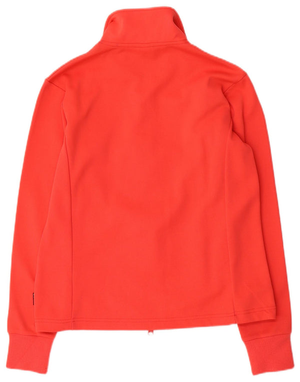 Arena Womens Regular Fit Tracksuit Top Jacket UK 6 XS Red Polyester