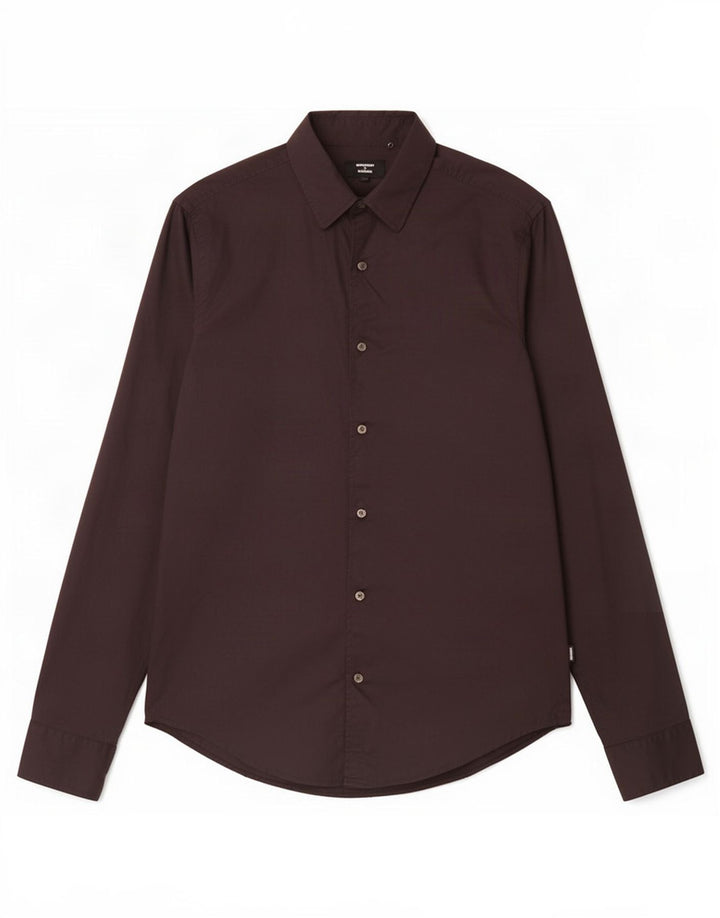 Superdry Herren-Hemd, Größe S, schwarze Baumwolle