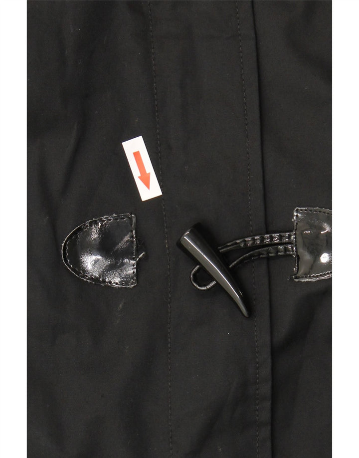 Nautica Damen Dufflecoat UK 14 Mittelschwarze Baumwolle