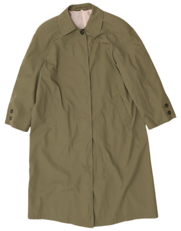 Incom Damen Trenchcoat IT 43 Mittelgrün