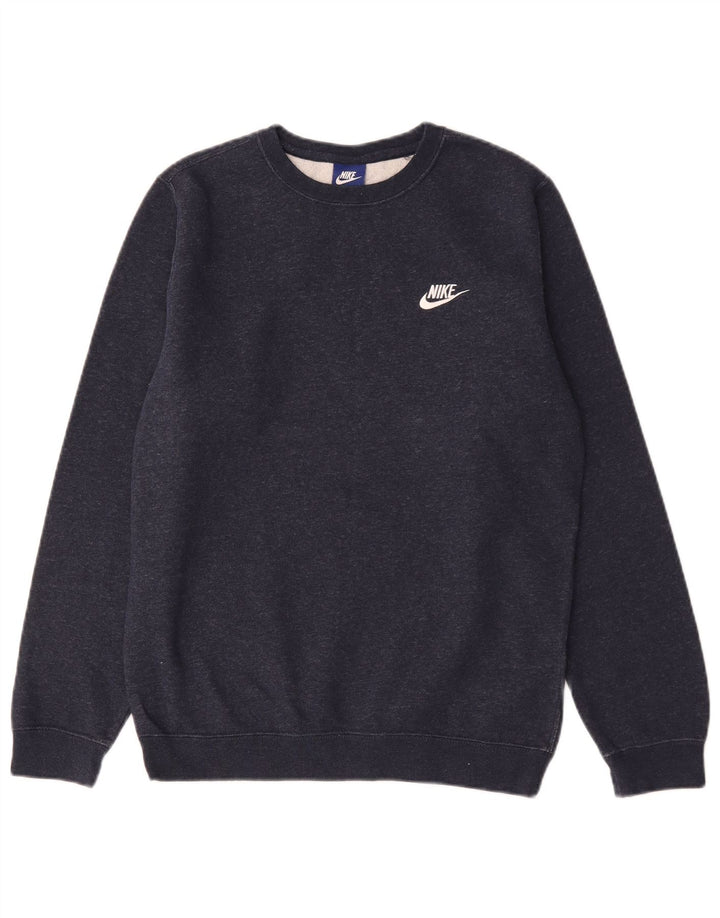 Nike Herren Sweatshirt Pullover Small Marineblau Baumwolle