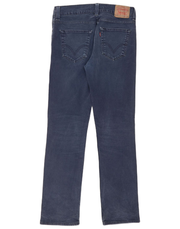 Levi's Damen 511 Slim Jeans W36 L34 Marineblaue Baumwolle