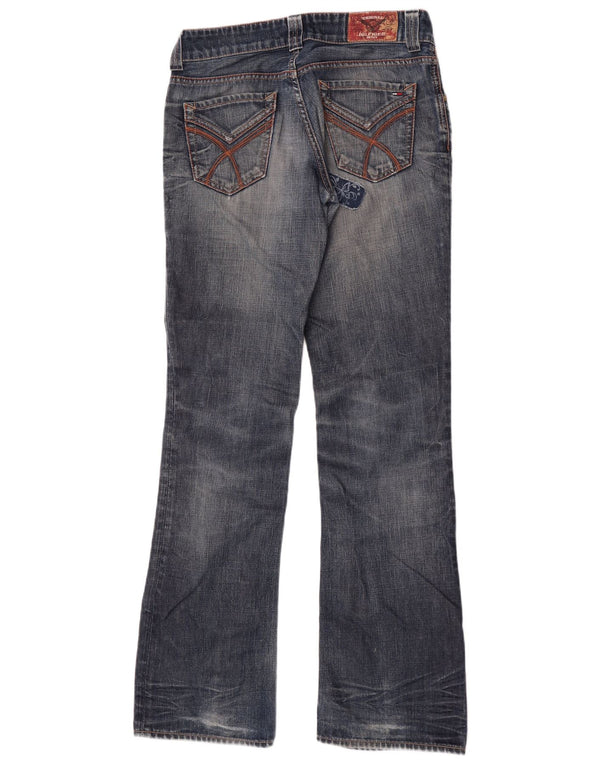 Tommy Hilfiger Damen Bootcut Jeans W28 L34 Blaue Baumwolle