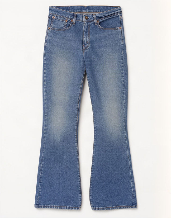 Levi's Damen Bootcut Jeans W30 L30 Blaue Baumwolle