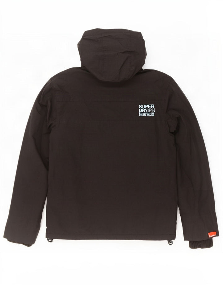 Superdry Herren The Windcheater Graphic Windjacke UK 38 Medium Schwarz