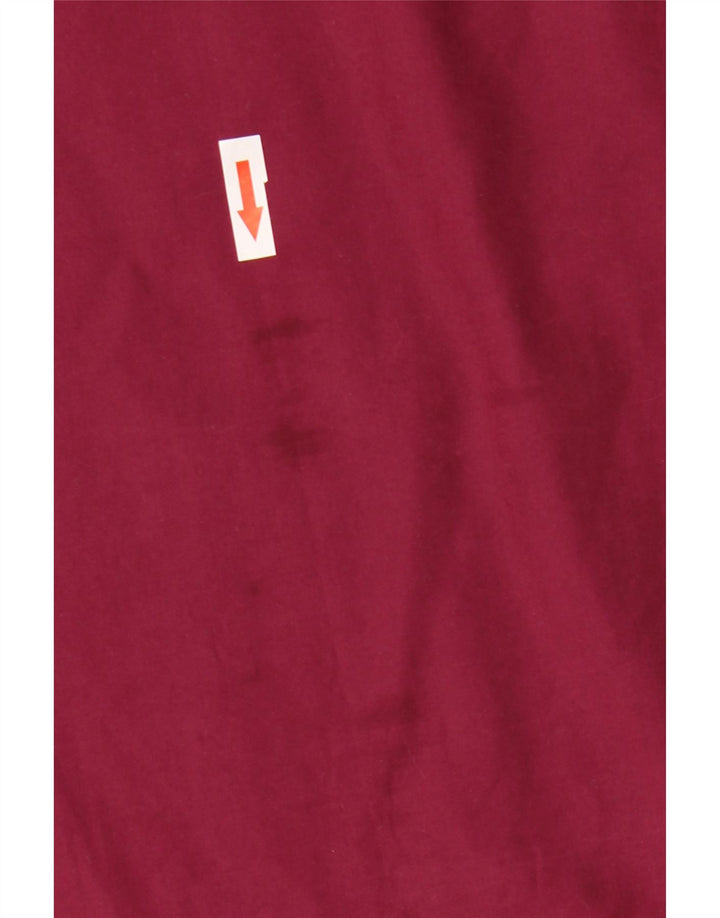 Calvin Klein Herrenhemd Größe 16 1/2 Large Burgund