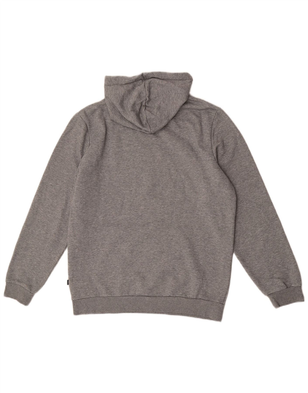 Puma Herren-Kapuzenpullover mit Grafik, mittelgrau gesprenkelte Baumwolle