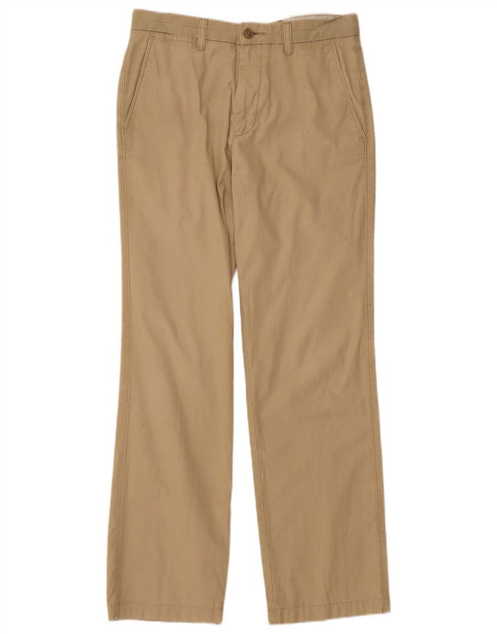 Dockers Herren gerade Chinohose W31 L32 Beige Baumwolle