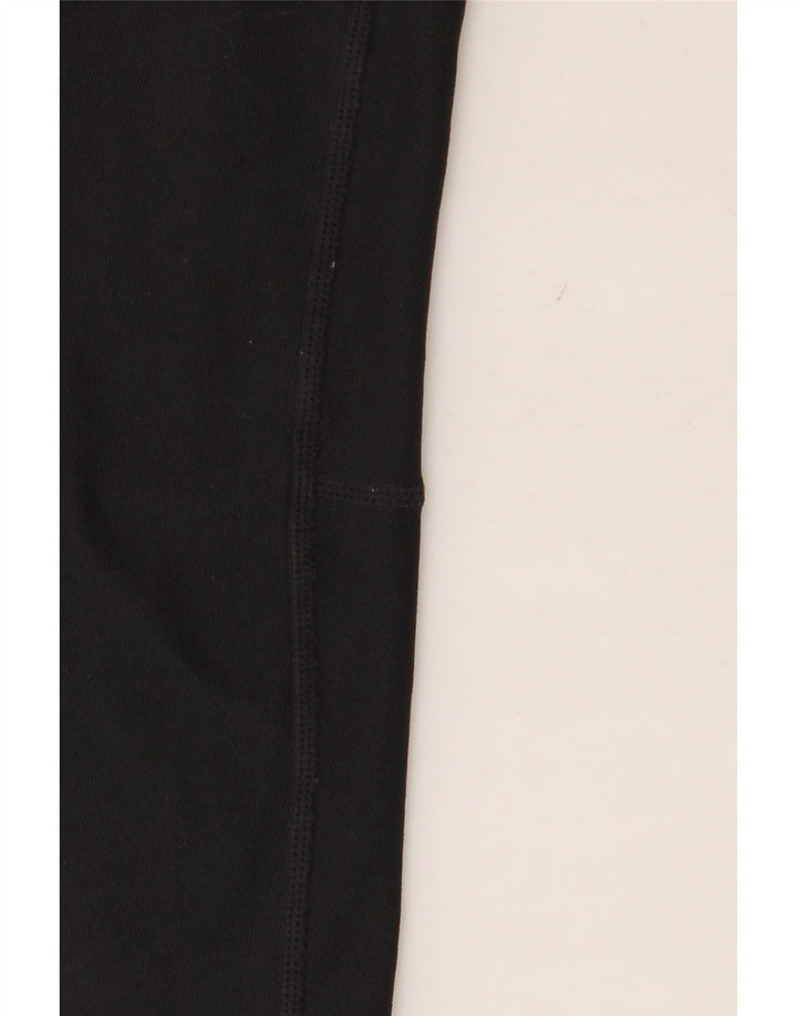 Nike Damen Dri Fit Capri-Leggings UK 14 Mittelschwarzes Polyester