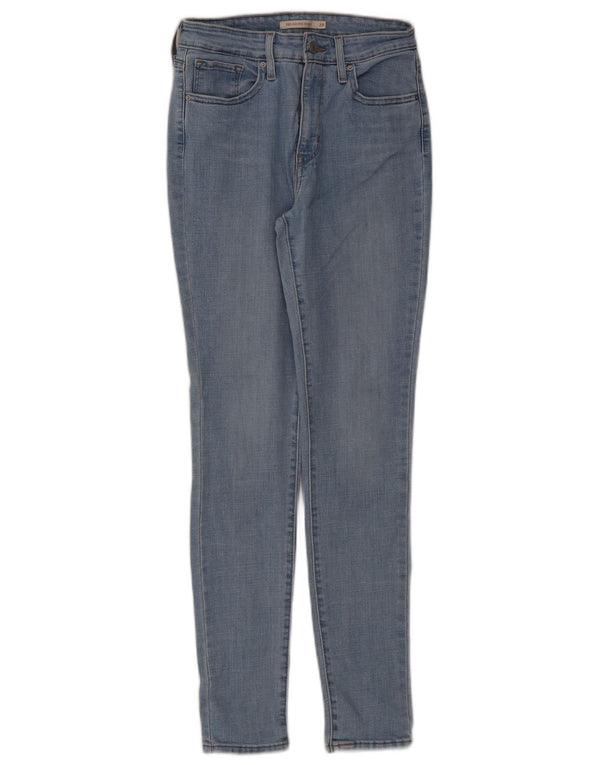 Levi's Damen 721 High Rise Skinny Jeans W28 L30 Blaue Baumwolle
