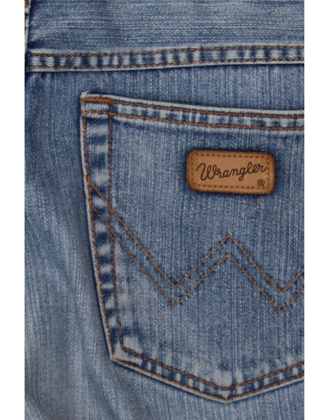 WRANGLER Womens Straight Jeans W36 L29 Blue Vintage Wrangler and Second-Hand Wrangler from Messina Hembry 