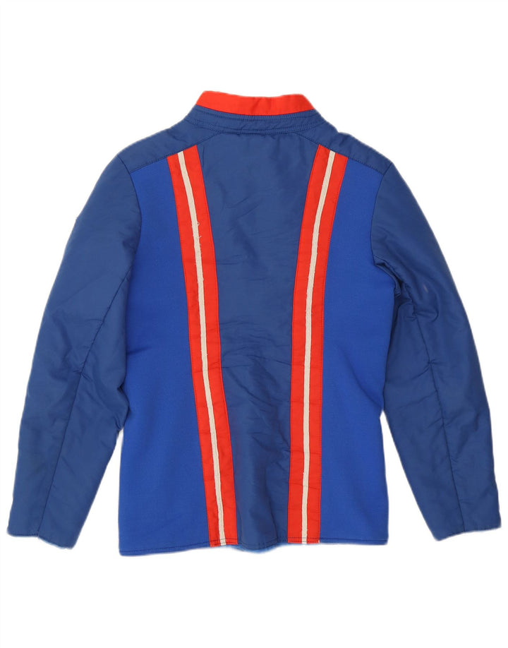 Impidimpi Herren-Windbreaker-Jacke, UK 36, klein, blau gestreift, Polyamid