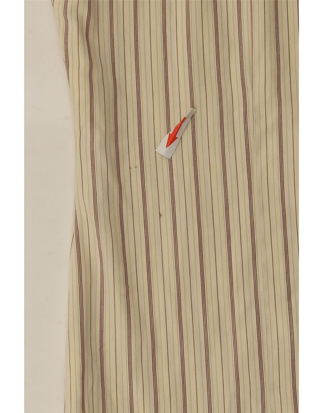Sportmax Damen-Hemd UK 12 Mittelbeige gestreift