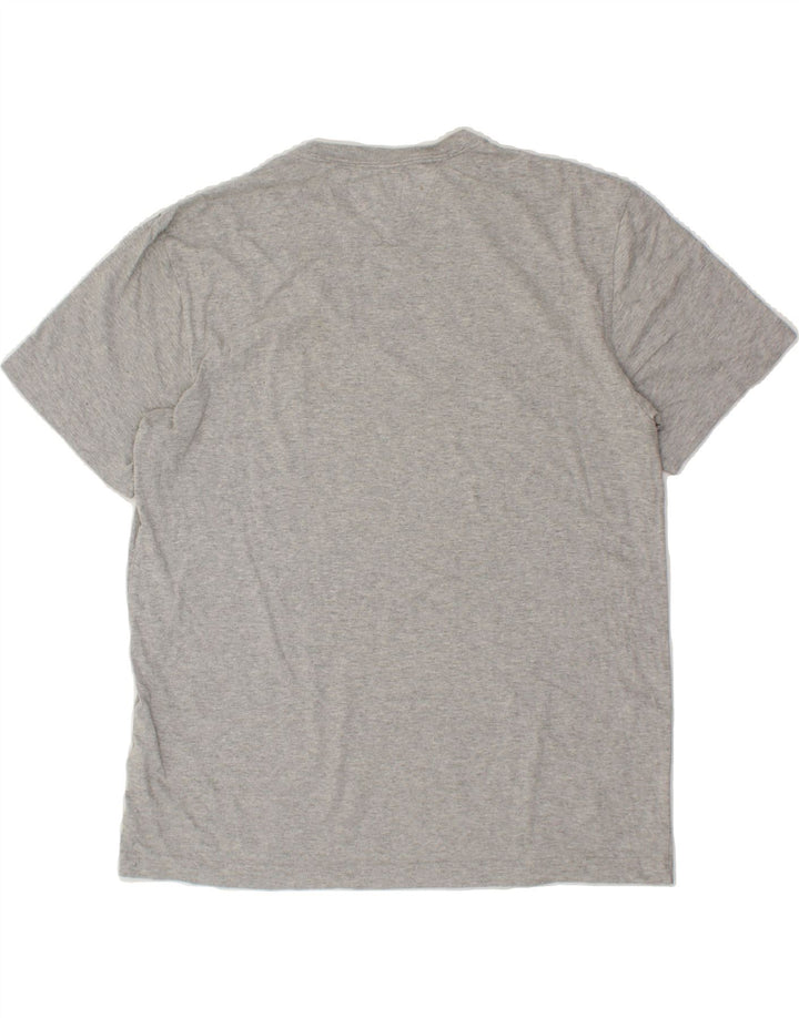 TOMMY HILFIGER Mens Graphic T-Shirt Top Medium Grey Cotton Vintage Tommy Hilfiger and Second-Hand Tommy Hilfiger from Messina Hembry 