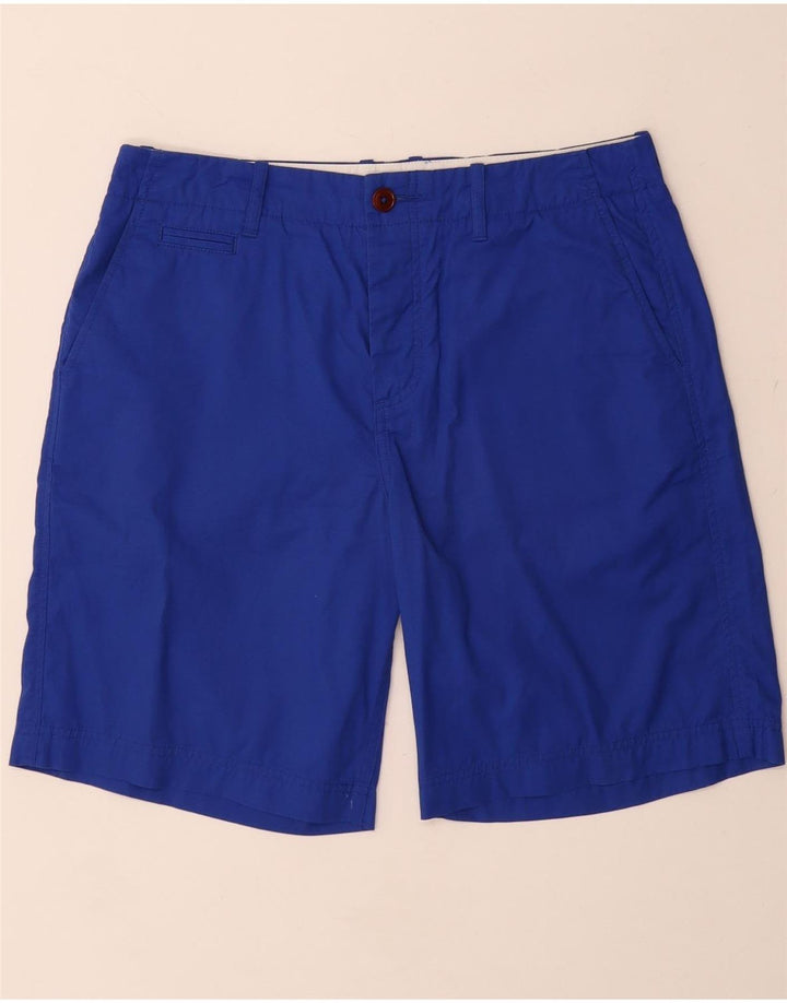 FRED PERRY Herren Chinoshorts W30 mittelblaue Baumwolle