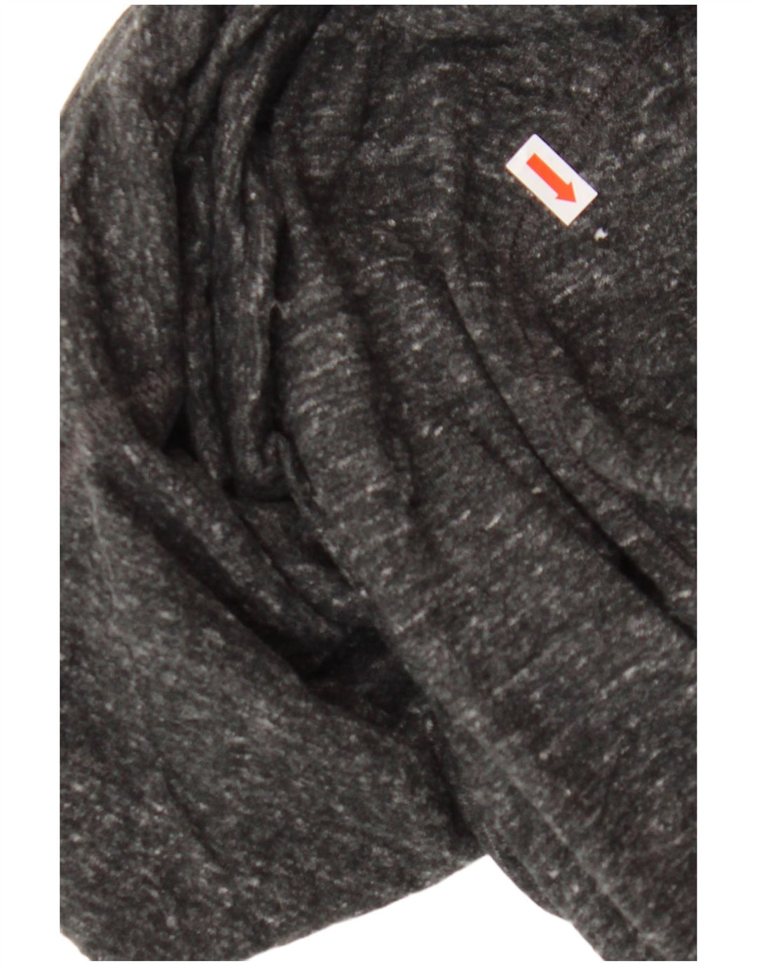 CHAMPION Womens Graphic Hoodie Pullover UK 14 Mittelgrau gefleckte Baumwolle