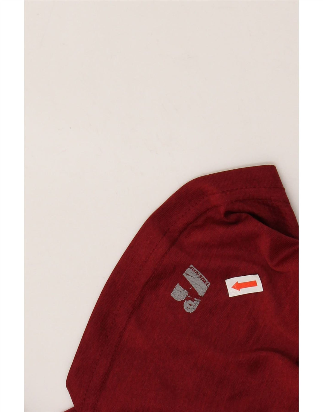 RUSSELL ATHLETIC Herren Dri-Power T-Shirt Top UK 38/40 Mittelrotes Polyester