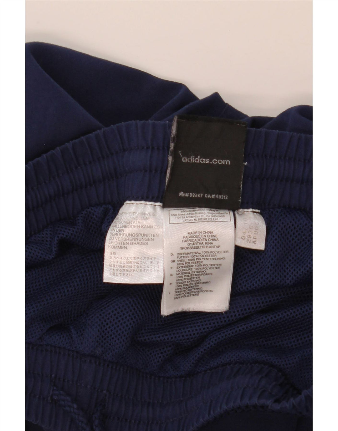 ADIDAS Herren-Trainingshose, Jogginghose, mittelblau, Polyester