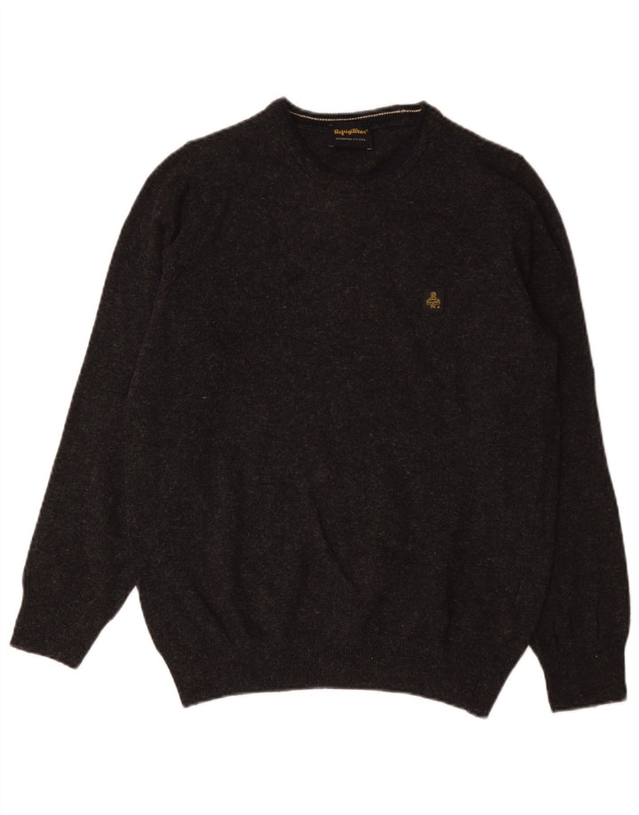 Refrigiwear Damen Pullover mit Rundhalsausschnitt, UK 14, Mittelgrau