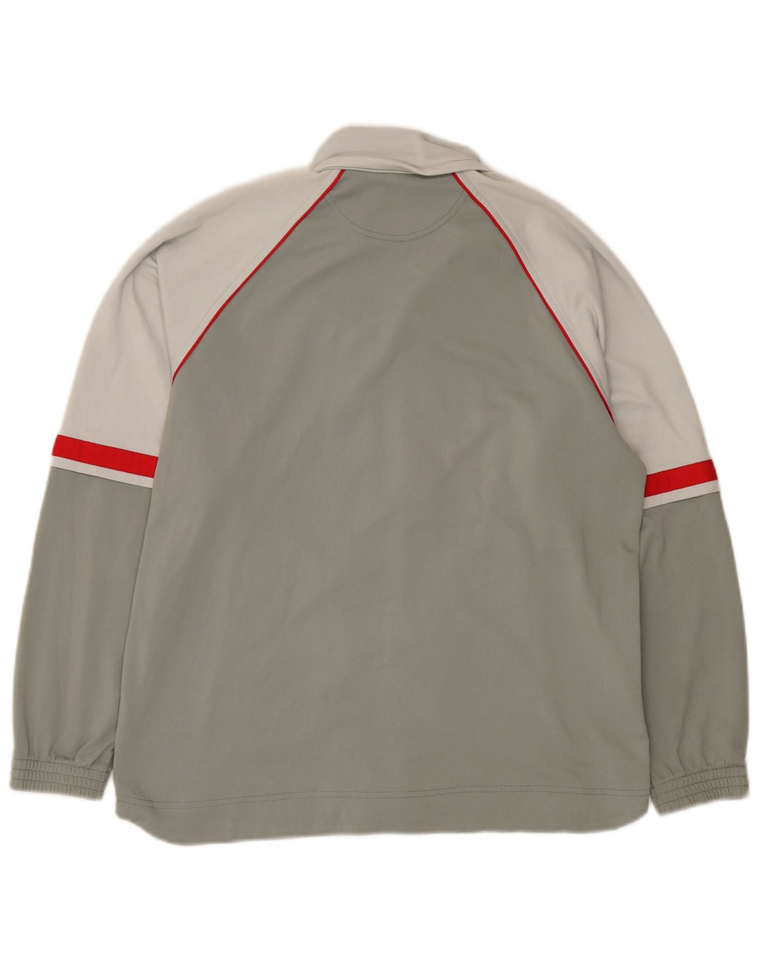 Champion Jungen-Trainingsanzug-Top-Jacke, 13–14 Jahre, graues Colourblock-Polyester