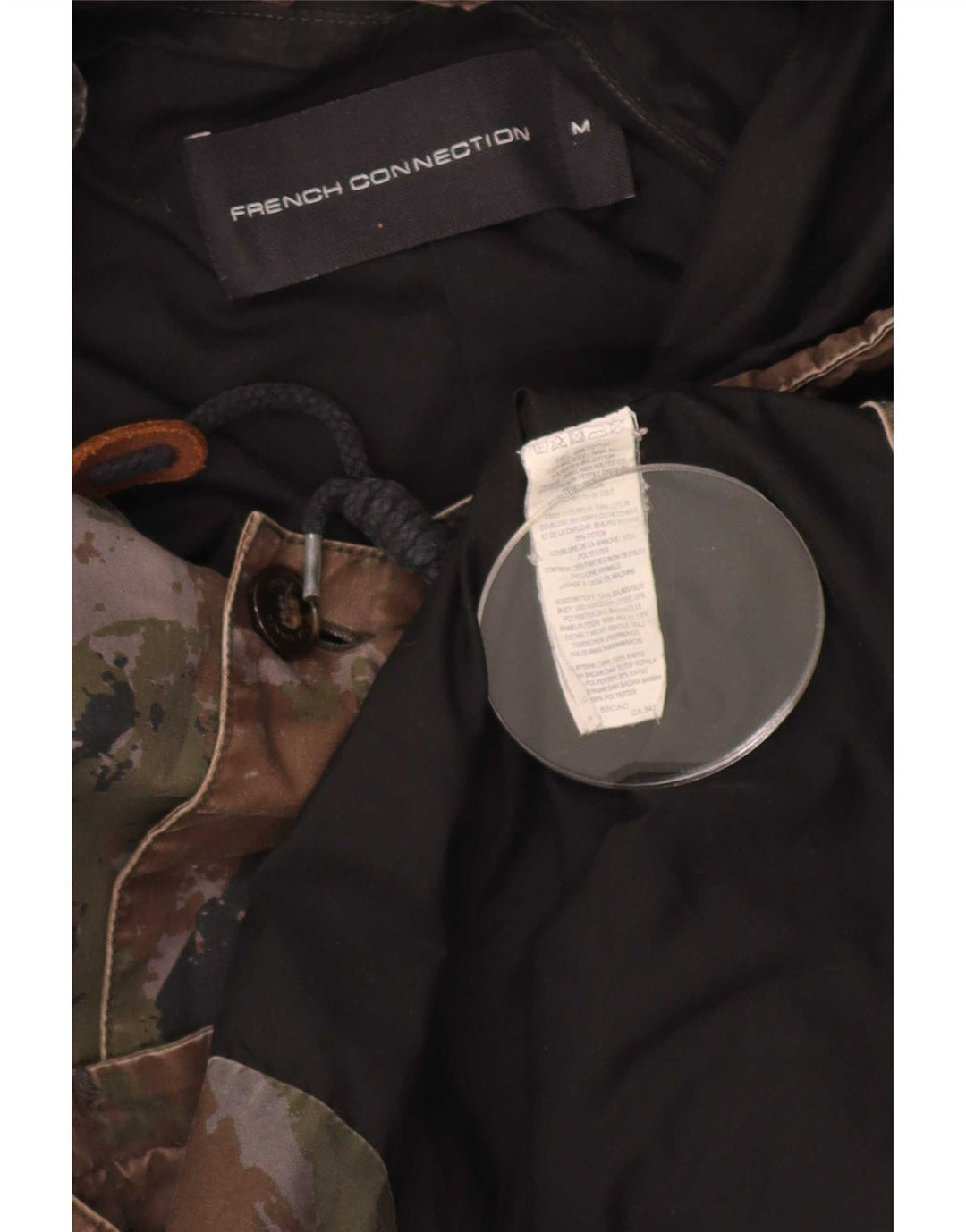 French Connection Herren-Windbreaker-Jacke, Größe M, mehrfarbig, UK 38
