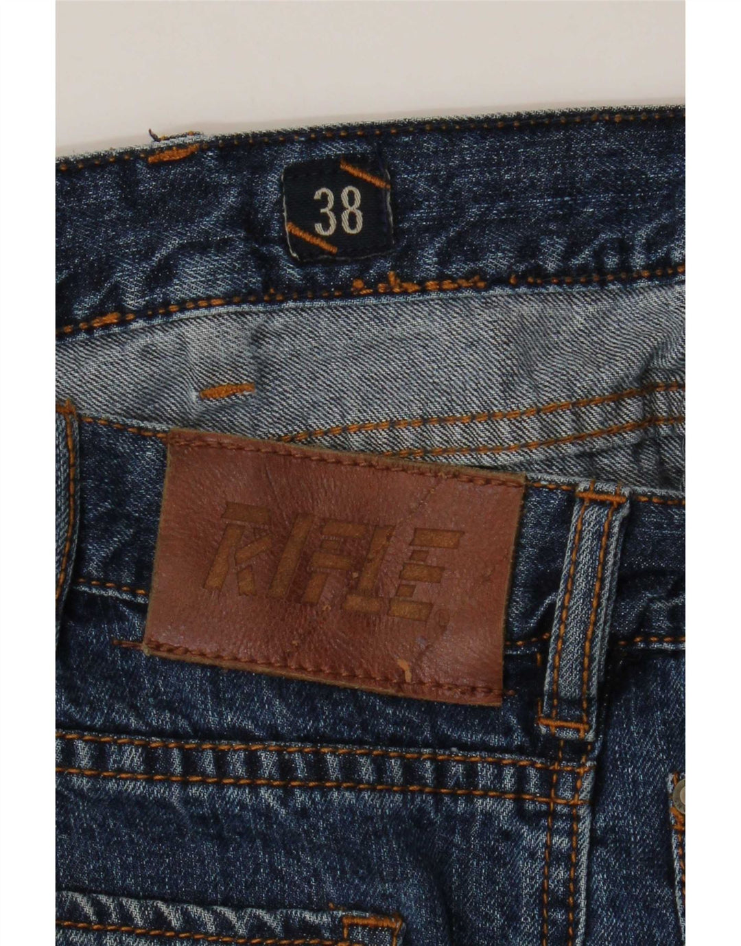 Rifle Herren Straight Jeans W38 L33 Blau