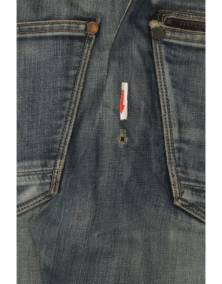 G-Star Herren Slim Jeans W32 L32 Blaue Baumwolle