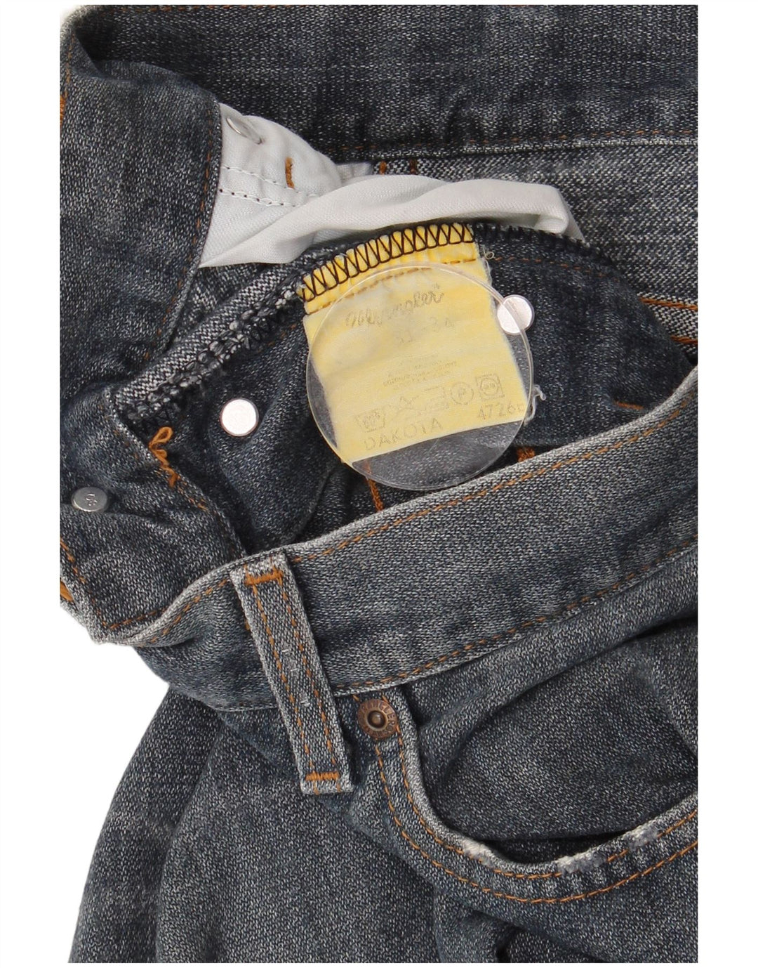 WRANGLER Herren Dakota Straight Jeans W31 L34 Marineblau