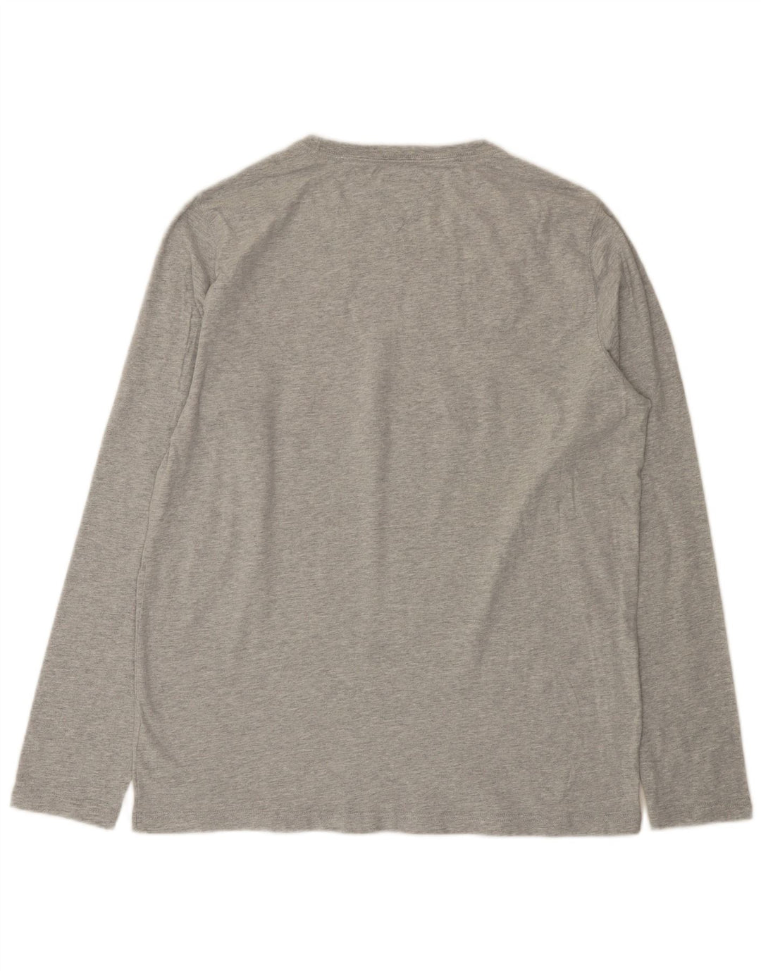 Tommy Hilfiger Herren Graphic Top Langarm 2XL Grau Baumwolle
