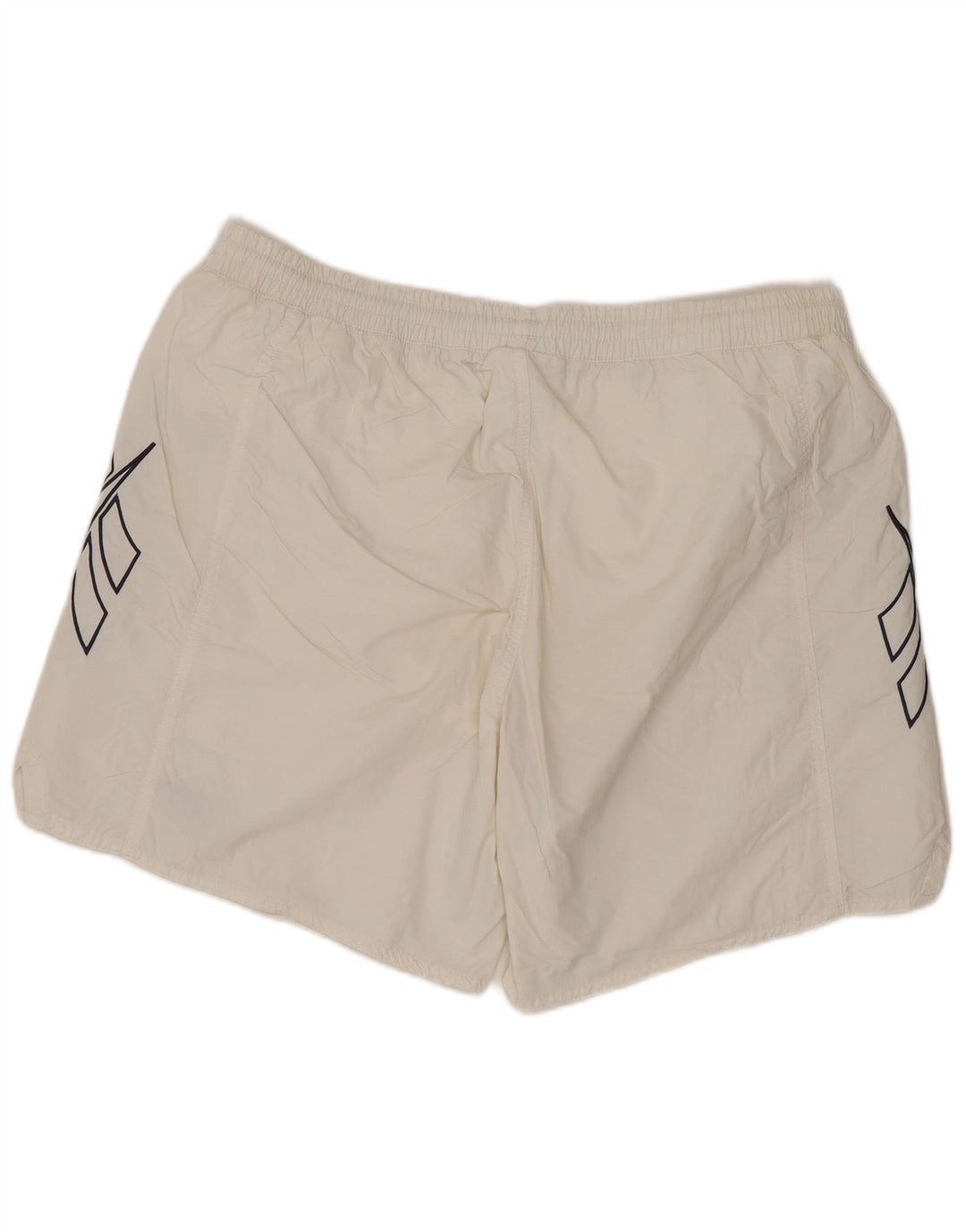 REEBOK Herren-Badeshorts mit klassischer Grafik, groß, aus weißem Polyester
