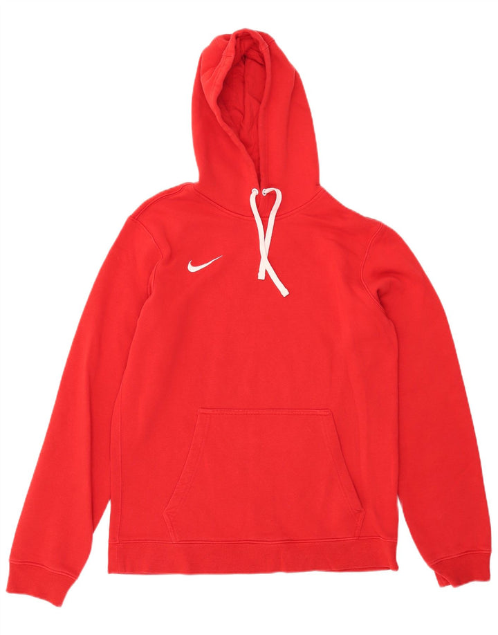 Nike Herren Kapuzenpullover aus mittelroter Baumwolle
