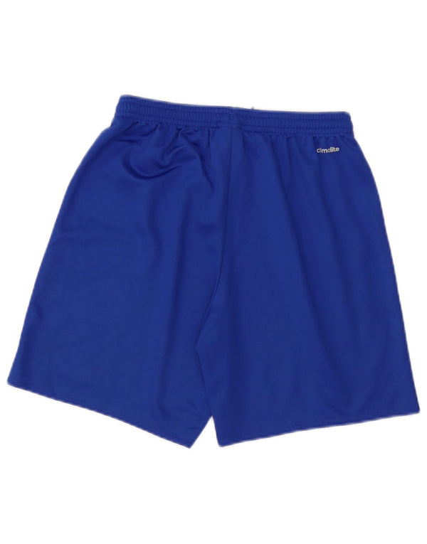 Adidas Jungen Climalite Sport Shorts 13-14 Jahre Blau Polyester